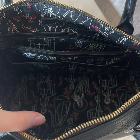 Vera Bradley Marlo Kiev Needlecraft Leather Satchel - Picture 5 of 13